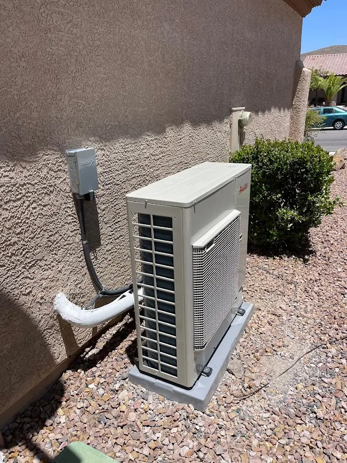 Residential air conditioning condenser unit in Bastrop
